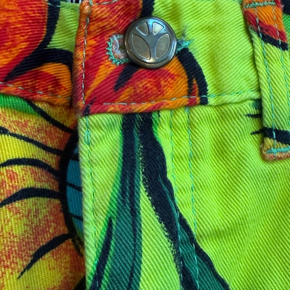 Moschino 90’’s Floral Jeans Vintage Vibrant - Picture 3 of 8